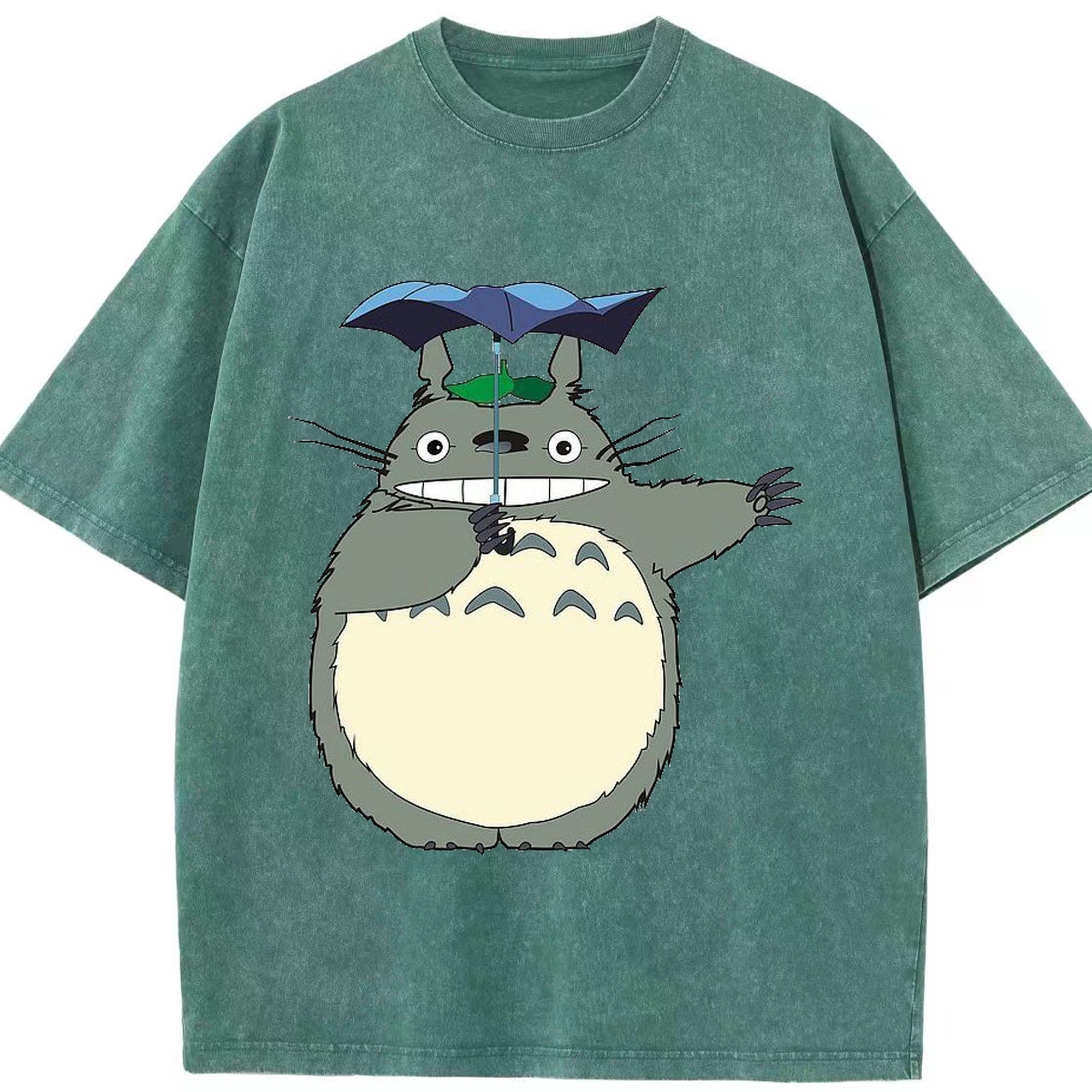（画像用） となりのトトロ 草壁メイ 草壁サツキ My Neighbor Totoro Satsuki Kusakabe Mei Kusakabe 綿100% ヴィンテージ風 半袖Tシャツ（フロントプリント）